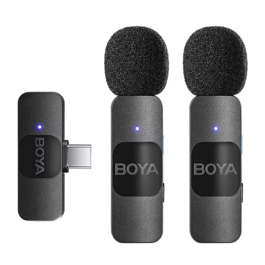 Kit Micrófono Boya By-v20 Tipo C Inalámbrico Para Grabación