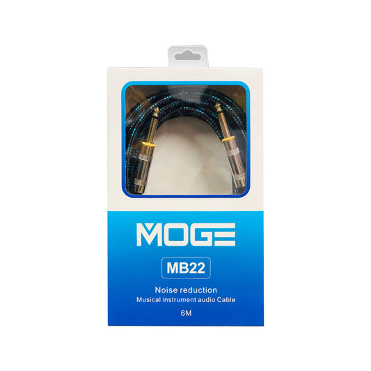Cable De Instrumento Moge Mb22 De 6 Metros