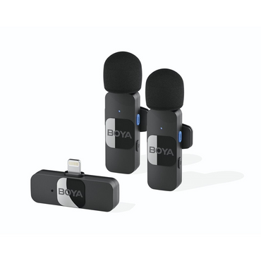 Micrófono Boya By-v2 Inalámbrico Para Grabación Para iPhone