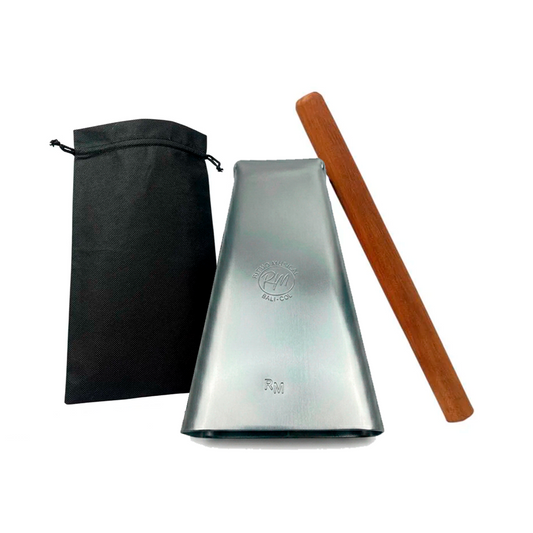 Campana Salsera Cromada Pequeña Rm 13cm + Golpeador + Funda
