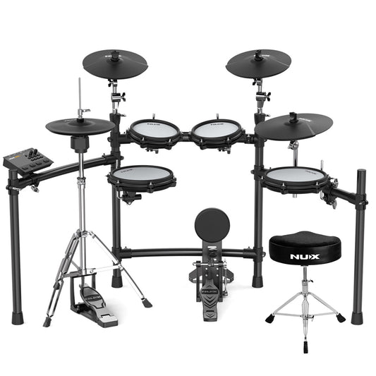 Batería Electrónica Nux Dm-310h + Silla Nux Ndt-03