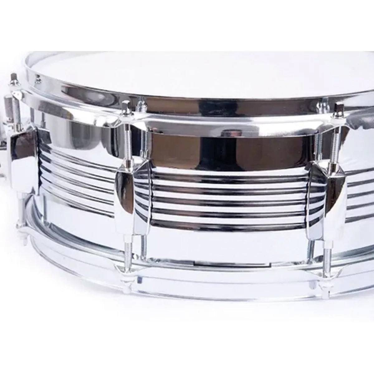 Redoblante Metalico 14 Baquetas Llave De Afinación