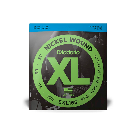 Encordado D'Addario D'Addario XL EXL165 Bajo 4 Cuerdas