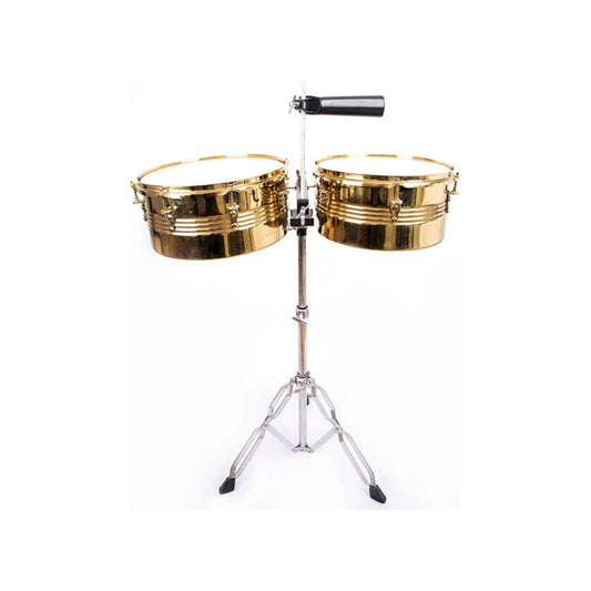 Timbal Latino Ayson Gold 13 - 14 + Base + Campana