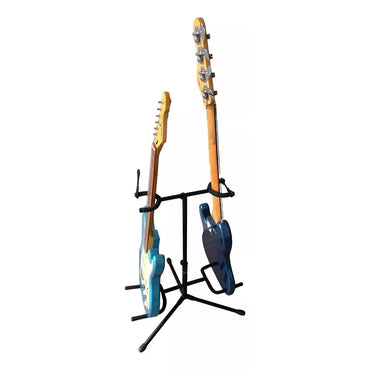 ATRIL BASE SOPORTE DOBLE DE GUITARRA Y BAJO HAMILTON KB420G