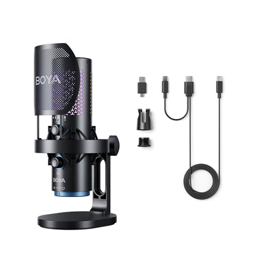 Micrófono Boya K5 Sistema Digital Inalámbrico Usb 2,4 Ghz