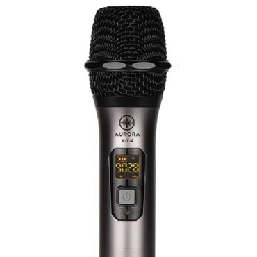 Set Combo De Micrófono Inalámbrico De Mano Aurora X-7-4