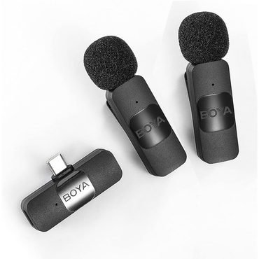 Kit Micrófono Boya By-v20 Tipo C Inalámbrico Para Grabación