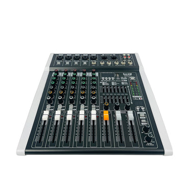 Consola Mezcladora Mixer Pro Dj Ad6ux-ii Bluetooth Mp3 - Usb