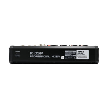 Consola Mezcladora Mixer Pro Dj Pm06 - 6 Canales Usb 16 Dsp