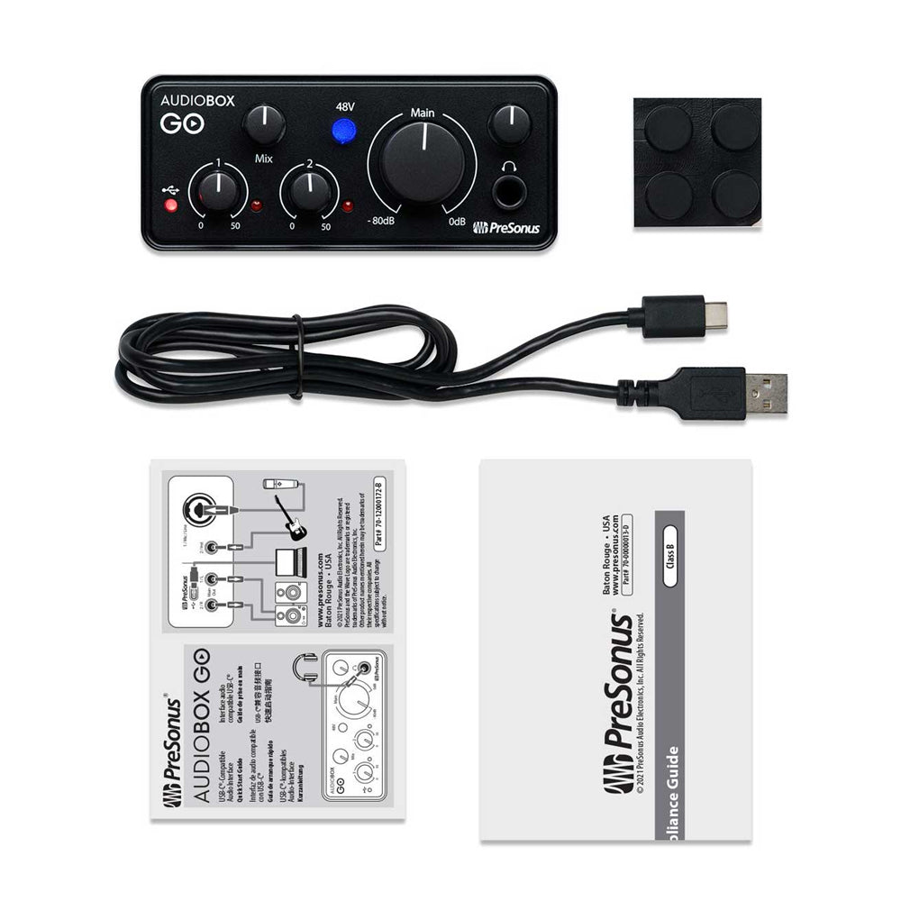 Interfaz De Audio Presonus Audiobox Go - Usb
