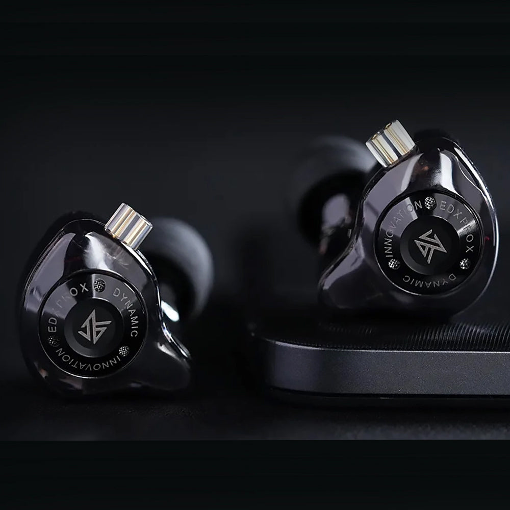 Audifonos Kz Edx Pro X Monitores In Ear Gris