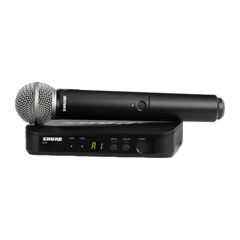 Micrófono Inalámbrico Shure Blx24/sm58 Negro