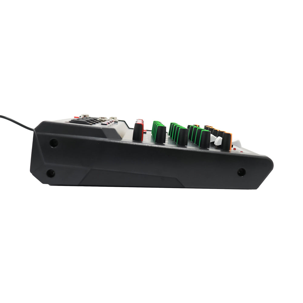 Consola Mezcladora Mixer Pro Dj Pm06 - 6 Canales Usb 16 Dsp