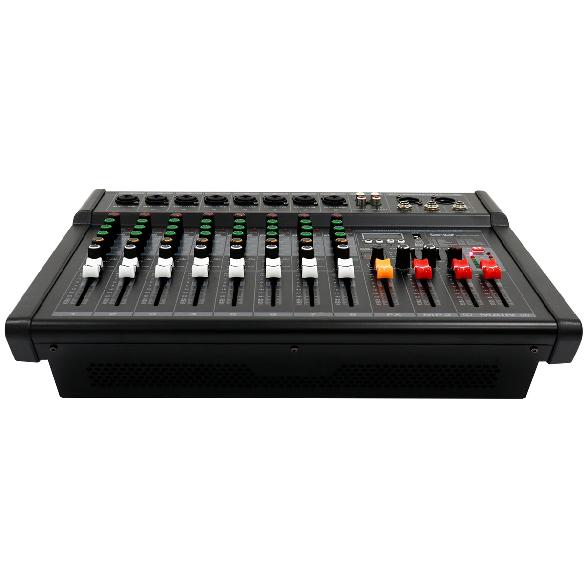 CONSOLA MEZCLADORA ACTIVA PC80S-350W PRO DJ