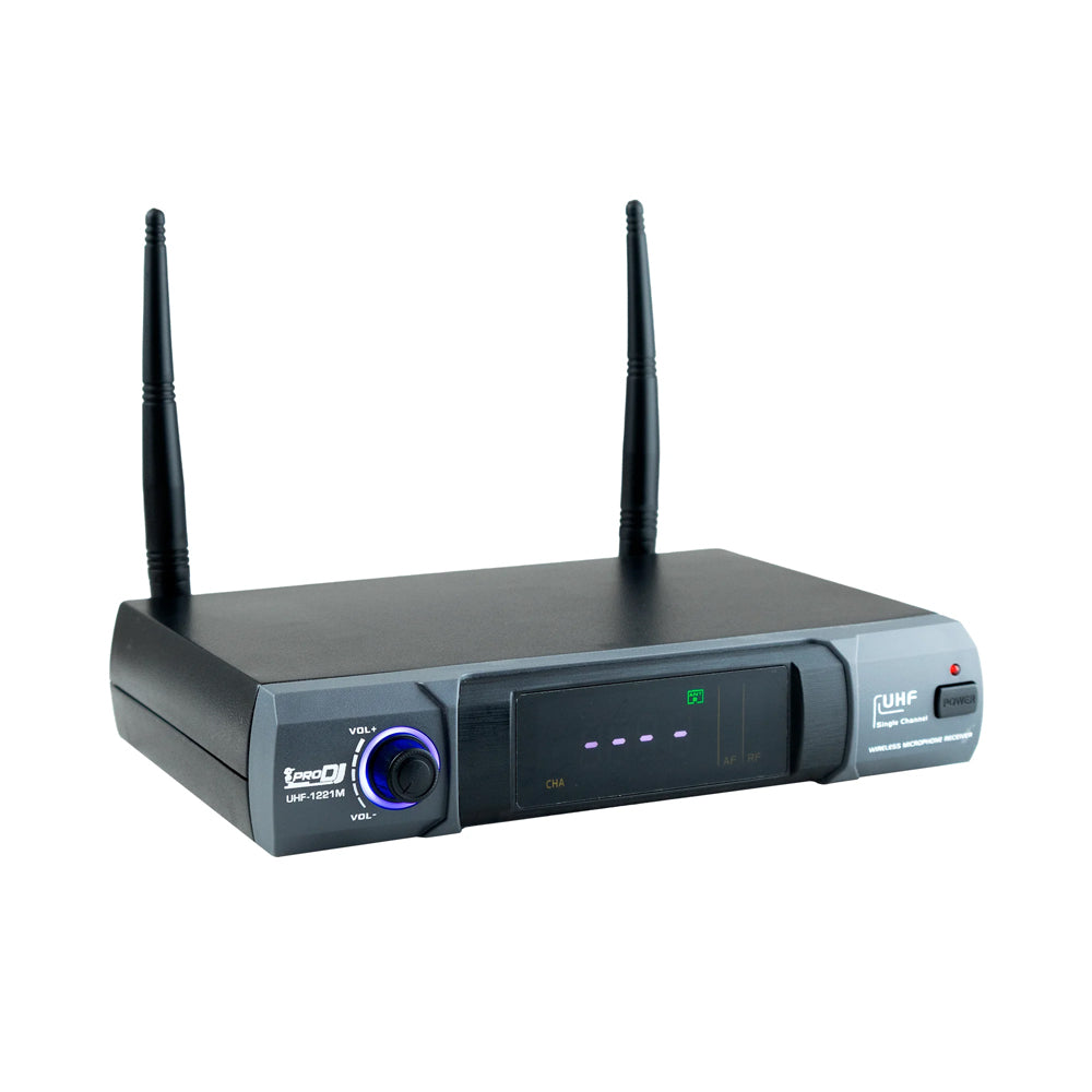 Micrófono Inalámbrico Pro Dj Uhf-1221m De Mano