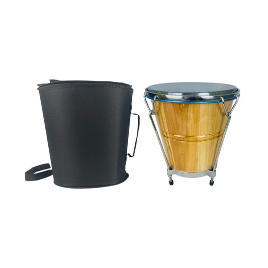 Caja Vallenata En Madera + Estuche Semiduro