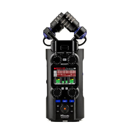 Grabadora Zoom H5studio De 4 Pistas Con Grabación De 32 Bits