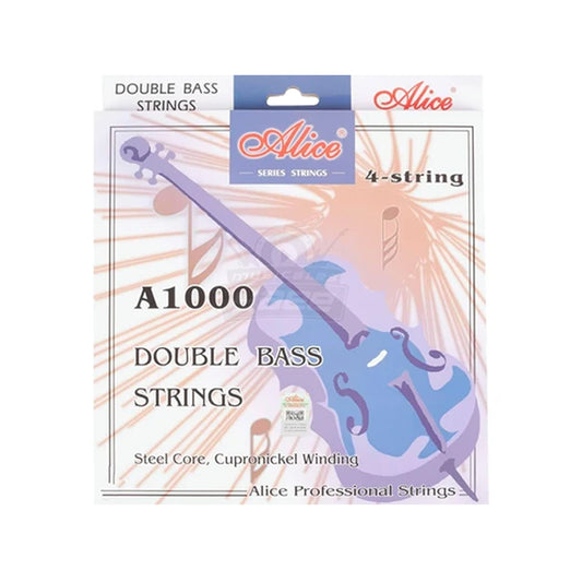 Juego Alice A1000 3/4 Encordado De 4 Cuerdas Contrabajo
