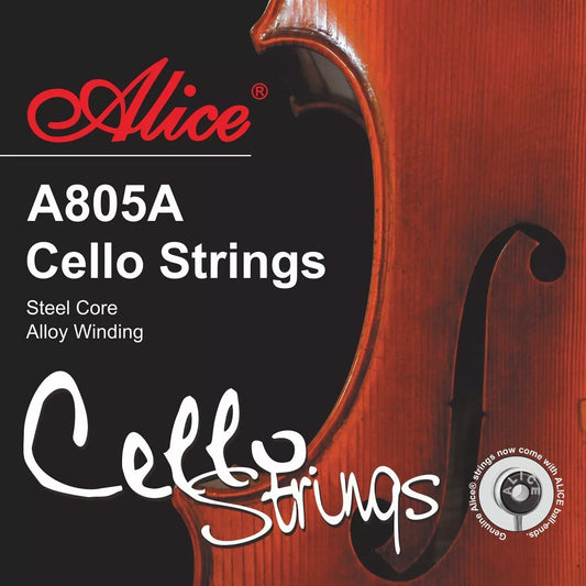 Juego Encordado Cello Alice A805a 4/4 De 4 Cuerdas