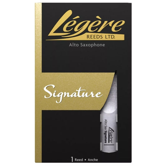Caña Sintetica Saxofon Alto Legere Signature + Portacañas