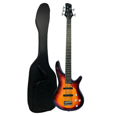 Bajo Electrico Ayson 5 Cuerdas + Estuche Semiduro