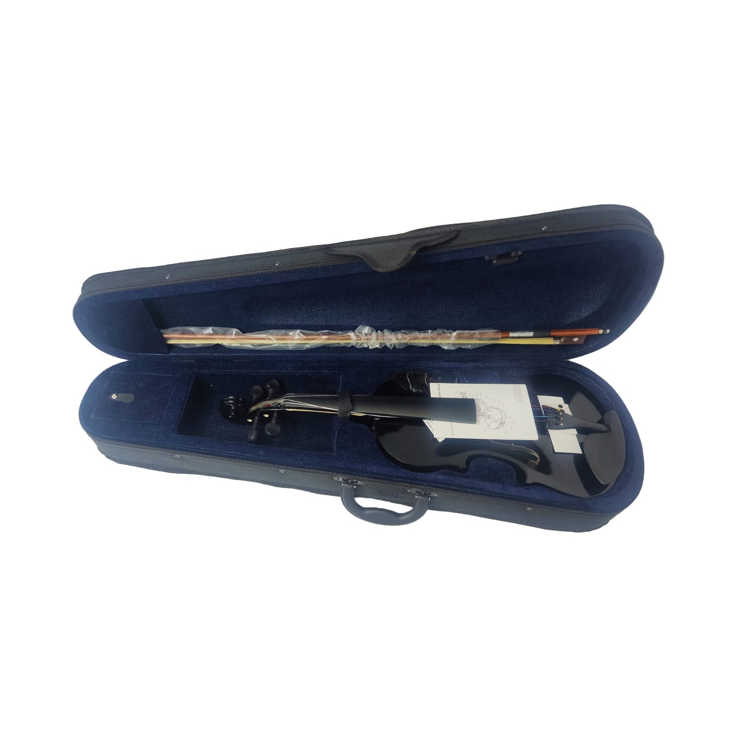 Violín Greko Vcb Bk 4/4 Negro + Estuche + Arco + Colofonia