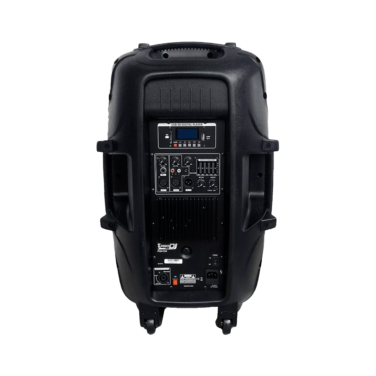 Cabina Activa Pro Dj Psa15a-200w Bluetooth - Usb - Fm + Base