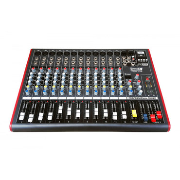 Consola Mezclador Pasiva Pro Dj Ch12, Bluetooth, Mp3, Usb