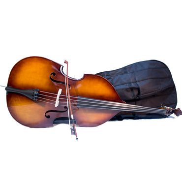 Contrabajo Greko Mb6071a 4/4 + Estuche + Arco + Puente + Colofonia