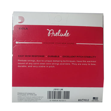 Encordado D'addario Para Viola J910lm Prelude