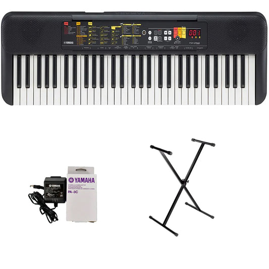 Teclado Organeta Yamaha Psr-f52 + Base + Adaptador Original