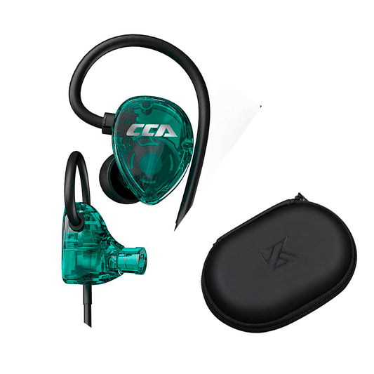 Audifonos Monitores In Ear Kz Csa - Cyan + Estuche