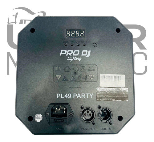 Luz Led Profesional Pro Dj Pl49 Party Dmx Audioritmica