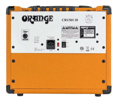 Amplificador Orange Crush 20v De Guitarra Eléctrica