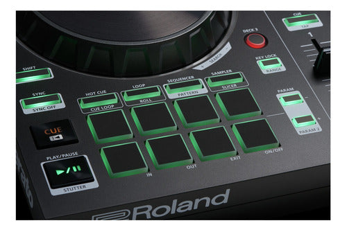 Controlador Consola Roland Dj-202 Negro - Serato