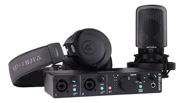 Combo Kit Pack De Grabación Arturia Minifuse 800202 - Negro