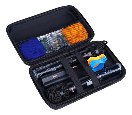 Set Microfonos Doble E Inalambricos Joyo Dm-3 Para Voces