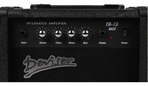 Amplificador De Bajo Eléctrico Deviser Tb-15 W