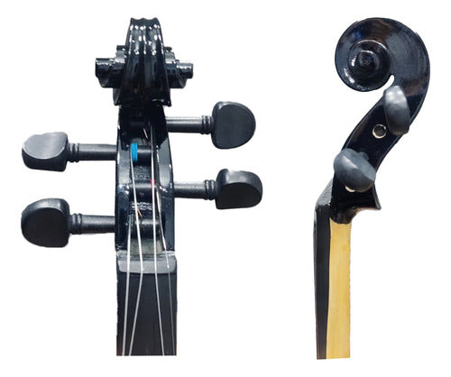 Violin Greko Vcb-bk 4/4 Encordado+almohadilla+afinador+arco