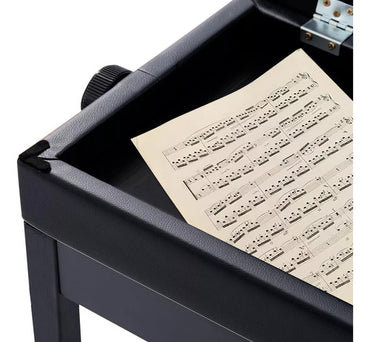 Silla Banqueta Para Piano Acústico Negra Ajustable Xh550-8