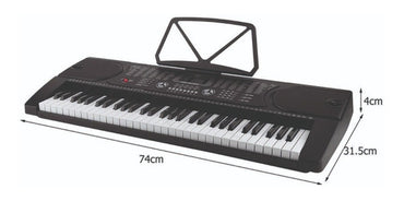 Teclado Organeta Mk2089 Under 61 Teclas Microfono Adaptador
