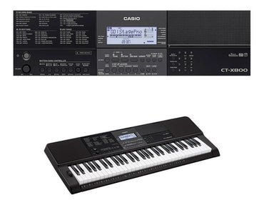 Teclado Organeta Casio Ctx-800 Adaptador + Base