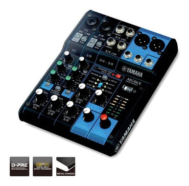 Consola Mezcladora De 6 Canales Yamaha Mg06x