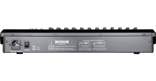 Consola Mezclador Pro Dj Ad12ux Bluetooh, Mp3, Usb