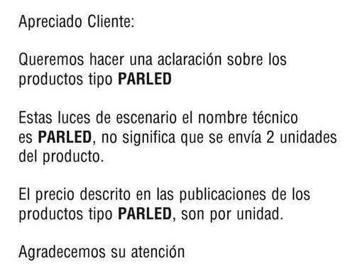 Parled Iluminación Led Luz Lpc008 Profesional Rgb Big Dipper
