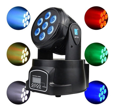 Luz Led Profesional Lm70s Audiorítmica Rgb Big Dipper