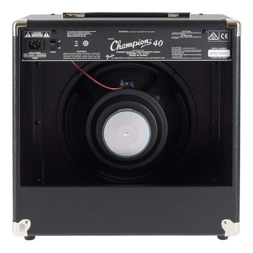 Amplificador Champion 40 Fender Guitarra Eléctrica