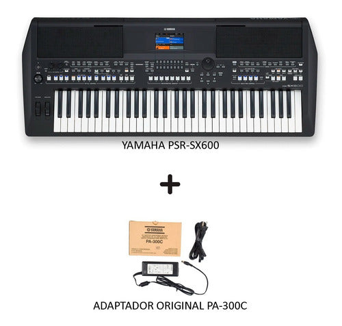Teclado Organeta Yamaha Psr-sx600 Con Adaptador Original