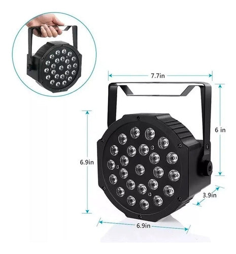 Luz Profesional Audiorítmica Pl241 Prodj Lighting